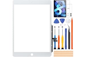 ARSSLY pour iPad 7ème 8ème Génération Écran Tactile de Rechange pour iPad 2019 2020 10.2" Digitizer Écran de Remplacement Compatible avec A2197 A2198 A2200 A2270 A2428 A2429 A2430(No Home Button, Non LCD)