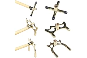 SAVINGBIRD 3-teiliges Billard-Gestell-Köpfe, Spinnenhalterauflagen – Snookertischauflagen Spinne und Metall Cross Pool Billard für Pool Queue – Rutschfestes Queue-Pool und Snooker-Zubehör-Set für Amateur