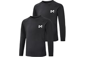 MEETYOO Maglia Termica Bambino Intimo Termico a Manica Lunga Abbigliamento Invernale Base Layer Sportivo