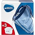 BRITA Marella fridge water filter jug for reduction of chlorine, limescale and impurities, Includes 3 x MAXTRA+ filter cartri