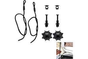 HFYMXNB Correa de retención de la Cubierta del Maletero, Correa de Almacenamiento Trasera, para el Maletero, Correa de retención de la Cubierta del Maletero, cordón para el Maletero, 2pcs