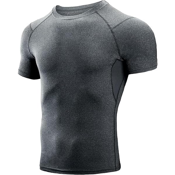 Herren Compression T-Shirt – Atmungsaktiv, Schnell Trocknend, Slim Fit Für Training & Fitness