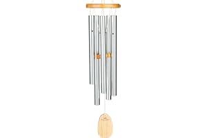 Woodstock Chimes BWS Windspiel Chimes of Bali, Silber, 63,5 cm