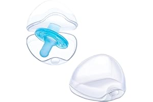 Boîte À Tétine Bébé,2 Pcs Portable Boîte de Tétine,Portable Antipoussière Sucette Case,Boîte de Rangement pour Tétine Bébé,pour Bébé Tétine Tétine Container