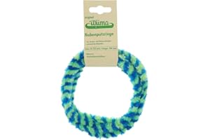 Nabenputzringe WÜMA blau/neon, SET, vorne u. hinten, -Nabe 232mm, 760mm lang