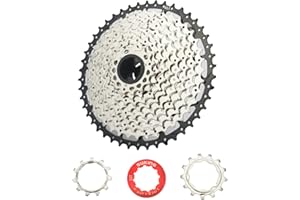 CYSKY Cassette Pacco pignoni 11 velocità 11-25T/11-28T/11-32T/11-36T/11-40T/11-42T/11-46T/11-50T/11-52T Compatibile con Shimano Sram Sunrace, Adatte per Mountain Bike, Bici da Strada