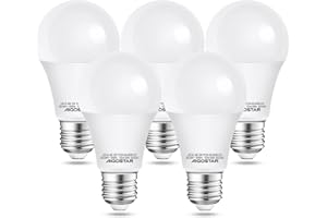 Aigostar - Bombilla LED E27 15W, Luz Blanca Fría 6400K, 1500 lúmenes, Ángulo 280°, A60 no regulable - Pack de 5