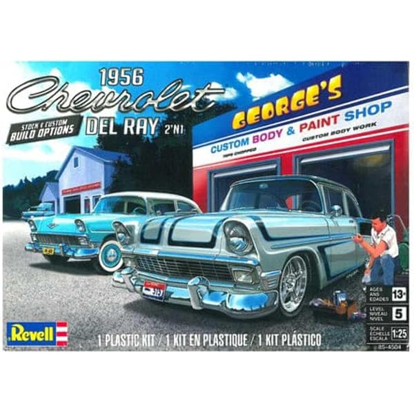 REVELL MONOGRAM 1956 Chevrolet Nomad 125 SCALE MODEL France