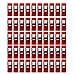 Produktbild Ularma 50 Stück Stoffklammern Nähen Handwerk Quilt Bindung Kunststoff-Clips Klemmen Pack 2.7*1*1.5cm (Rot)