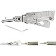 SC1 Lock Pick Key Decoder LiShi Lock Pick Full Set UK, 2-in-1 Pick, Car Key Reader,Lock Pick Decoder for Auto, Auto Lock Pick, Professional Locksmith Tools, Auto Lock Pick, Stainless Steel