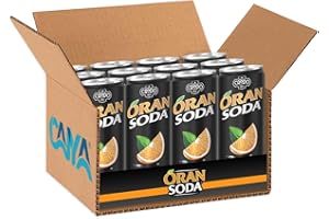 CAIYA 12X Oransoda L'Originale Aranciata Italiana Oran Soda 330ml [12 Lattine] - Drink Summer 2023