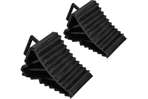 TYENAZA Una Coppia Cunei Ferma Ruota per Camion, Fermo del Pneumatico del Blocco, Pneumatici Sottoveste Stopper, Stop Cunei di Allineamento Block Pneumatici Rilievo di Sostegno for Auto Camion