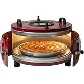 AF130L 25 Litre Orta Boy Yuvarlak Davul Fırın, İ&ccedil; Aydınlatmalı, Termostatlı, &Uuml;st & &Ouml;n G&ouml;zetleme Camlı, 1 Tepsi
