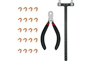 THREE ARCHERS Bogenschießen T Form Bogen Quadrat Lineal Nock Points Zange Set