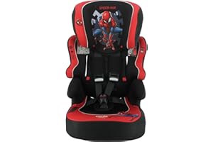 NANIA Siège auto BELINE Spiderman groupe 1/2/3 (9-36kg), avec protection latérale - fabriqué en France