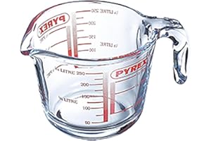 Kitchen Craft Pyrex Classic Kubek z Miarką, Przezroczysty, 0,25 l