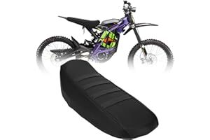 RUNFARR Sur-Ron Dirt Bike Seat Cover - Anti-Slip Pad for Sur Ron X/S & Light Bee Electric Bike - Black