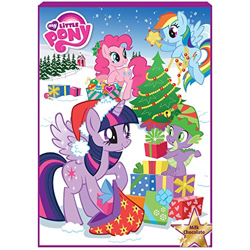 Preisvergleich Produktbild Adventskalender mit Milchschokolade MY LITTLE PONY (75 Gramm) WEIHNACHTEN - HIGHLIGHT …