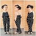 Kolylong Kids Girls Love Heart Straps Rompers Jumpsuits Piece Pants Clothing (4-5Y)