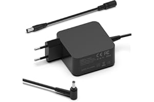 HAFIUEGE Caricabatterie 45W Alimentatore 19V Caricabatteria per ASUS Vivobook 14 15 S14 S15 F510U F541U F556U F512J F512F X541 X541N X541U X509F X509J F402S Zenbook UX310 UX330 UX430U Caricatore PC Portatile