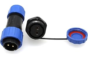 HangTon TY16 2 Pin 16A connettore terminale a vite, filo impermeabile a sgancio rapido, montaggio a pannello maschio femmina cavo Plug Socket per il potere dispositivo esterno barca marina