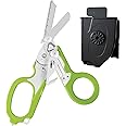 Raptor All-in-One Tactical Scissors - First Aid Shears, Firefighter Tools Set, Ring Cutter, Glass Breaker in Tuff Cut Scissors with Utility Holster