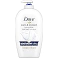 DOVE Care & Protect Moisturising Hand Wash, 100% sensitive skin friendly, Original, with ¼ moisturising cream, 500ml
