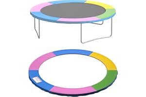 NONMON Copertura Bordo di Protezione per Trampolino Elastico, Ø 244 305 366 397 427cm Cuscinetto Rivestimento Imbottito Sostituzione, Ricambio Cuscino Molle in PVC & Resistente ai Raggi UV e Strappo