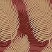 Produktbild Belgravia Royal Palm Leaf, Muster Floral Motiv Glitzer Strukturtapete, Red Gold 57001