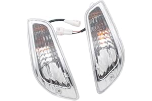 P Prettyia 1 Par de Luces Intermitentes Delanteras Intermitentes Universal para Accesorios Vespa LX 50