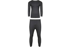 Stylo Online Kids Brushed Thermal Underwear Unisex Boys Girlds Long Johns Long Sleeve Shirts T Shirt Bottoms Trousers Tops Winter Warm Underwear Camping Ski Pants