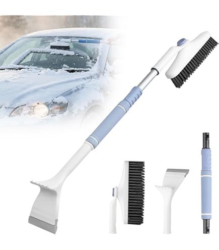 Ycandiee Car Snow Brush And Ice Scrapers For Car Windshield, Scratch Free Snow Brushs & Window Snow Scraper, Snow Removal Winter Car Accessories
