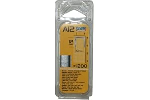 FISCHER DAREX Boite de 1200 agrafes 12 mm pour agrafeuse MEK 5314M 5310M 5010M, 12-1200