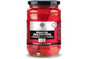 Med Cuisine Whole Fire Roasted Red Pepper In Vinegar 24oz.