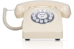 XiaoXIN Libro de visitas con audio Registro de mensajes de audio retro Teléfono de boda personalizado con correo de voz Los mejores deseos Adecuado para despedida de soltera Fiesta de cumpleaños Baby