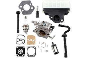 MCHNIC Kit de réparation de carburateur de Filtre à air de carburateur Fit STIHL 021 023 025 MS210 MS230 MS250 MS 210 230 250 Pièces de Rechange pour tronçonneuse Remplacer WT-286, C1Q-S11E