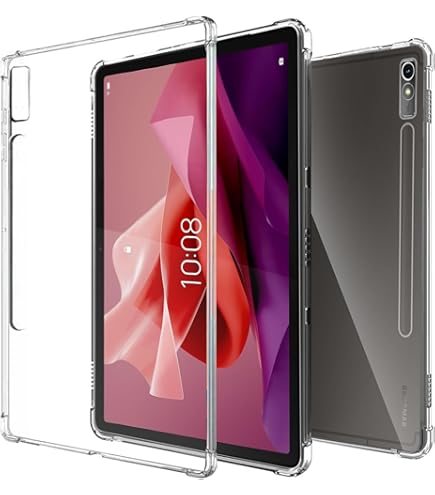 GIOPUEY Hoes compatibel met Lenovo Tab P12 12.7 2023, met standaard