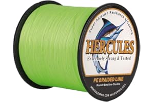 Hercules Sedal Trenzado de 4 Hilos, 100-2000 m, 6-100 LB, Súper Suave, Polietileno, Multifilamento Hilo Trenzado de Pescar en el mar y en el Agua