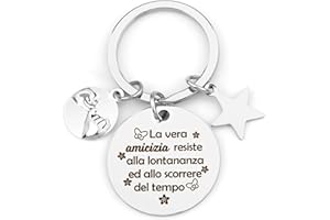 IRRIGAO Regali Natale 2024 Offerte,Regali Natale Originali Economici,Regali Sotto I 5 Euro,Regali Sotto I 10 Euro,Regali Secret Santa,Regalini per Calendario Avvento,Regali Amica,Migliore Amica Portachiavi