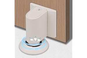 TBLMPNE Bloque Porte Cale Porte Bloc Porte, Butee de Porte Stop Porte, Magnétique en Métal Butée de Porte, Arret de Porte Arrêt de Porte, Cale Porte Sol Butée de Porte Solide Avec Adhésif et Vis (7#)