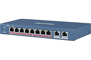 Hikvision Digital Technology DS-3E0310HP-E Interruptor de Red No administrado Fast Ethernet (10/100) Energía Ethernet (PoE) Azul