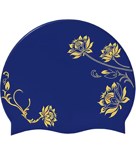 Bonnet De Bain Femme Silicone Cheveux Longs – Imperméable, Ergonomique & Chic, Protection Piscine & Mer