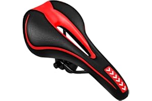 MSDADA Nouveau Housse de Selle de vélo en Mousse à mémoire de Forme, Extra Douce en Gel pour Homme et Femme, Confortable avec Housse résistante à l'eau et à la poussière, Compatible avec vélo d'extérieur