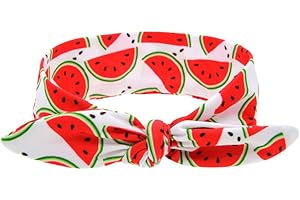 CuteOn Baby-Frucht-Muster-Stirnband -Band-Turban-Verpackungs-Haarband Wassermelone