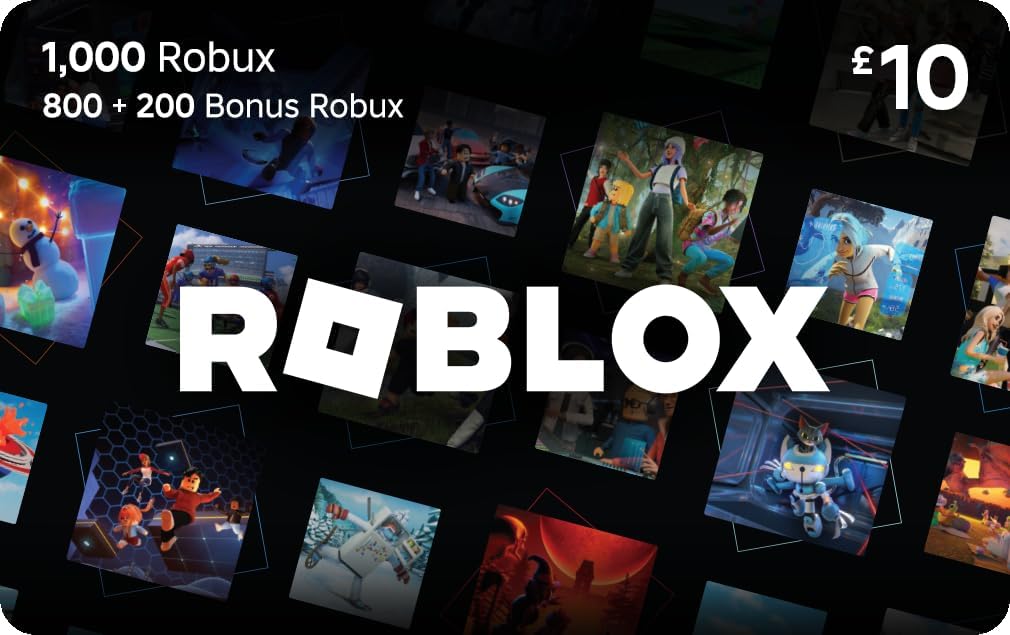 Roblox Digital Gift Card - 1,000 Robux [Includes Exclusive Virtual Item] [Online Game Code]