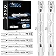 Eande R7s Halogen Bulb 78mm 150W, Dimmable 230V 2880LM 2800K Warm White J78 Security Light Bulb Linear Floodlight Bulbs 6 Pack
