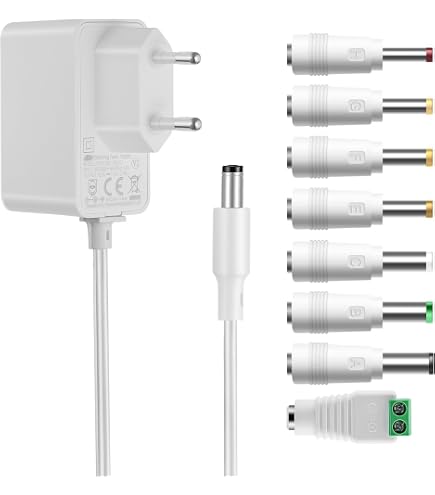 Alim 5V 3A TKDY - Adaptateur Universel Pour Raspberry Pi, Caméras, Enceintes Bluetooth Et Plus | 10 Embouts Inclus