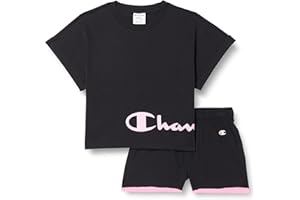 Champion Legacy American Classics-Boxy T-Shirt & Shorts Completo Bambine e Ragazze