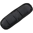 LUORNG Shoulder Strap Pad Black Removable Luggage Bags Shoulder Strap Pads Fastener Cushions for Bag Backpack Satchel