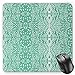 Produktbild HYYCLS Mint Mauspads, Classic Lace Pattern with Details Shabby Chic Feminine Vivid Vintage Artsy Image, Standard Size Rectangle Non-Slip Rubber Mousepad, Teal Turquoise